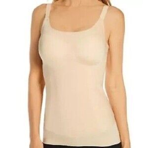 Maidenform Womens Shapewear Firm Control Cami Tank Beige XL DMS086 NEW
